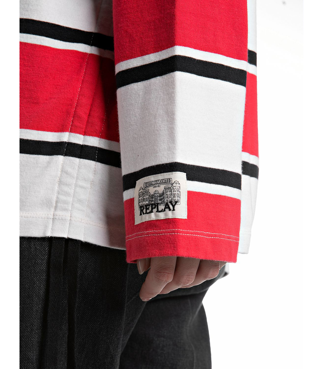 オーバーフィット ヘビージャ－ジーボーダーポロシャツ 詳細画像 マルチ 5